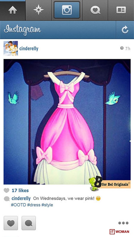 Если бы Диснеевские принцессы имели Instagram